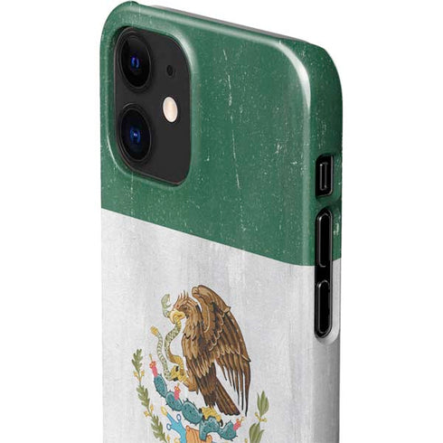 Mexico Flag Distressed iPhone 12 Mini Lite Case